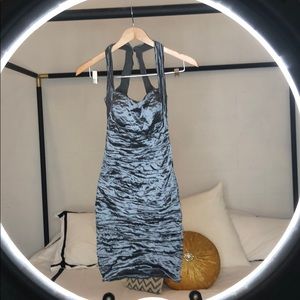 Ruched Nicole Miller dress